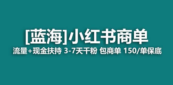 最强蓝海项目，小红书商单！长期稳定，7天变现，商单分配，月入过万-百盟网