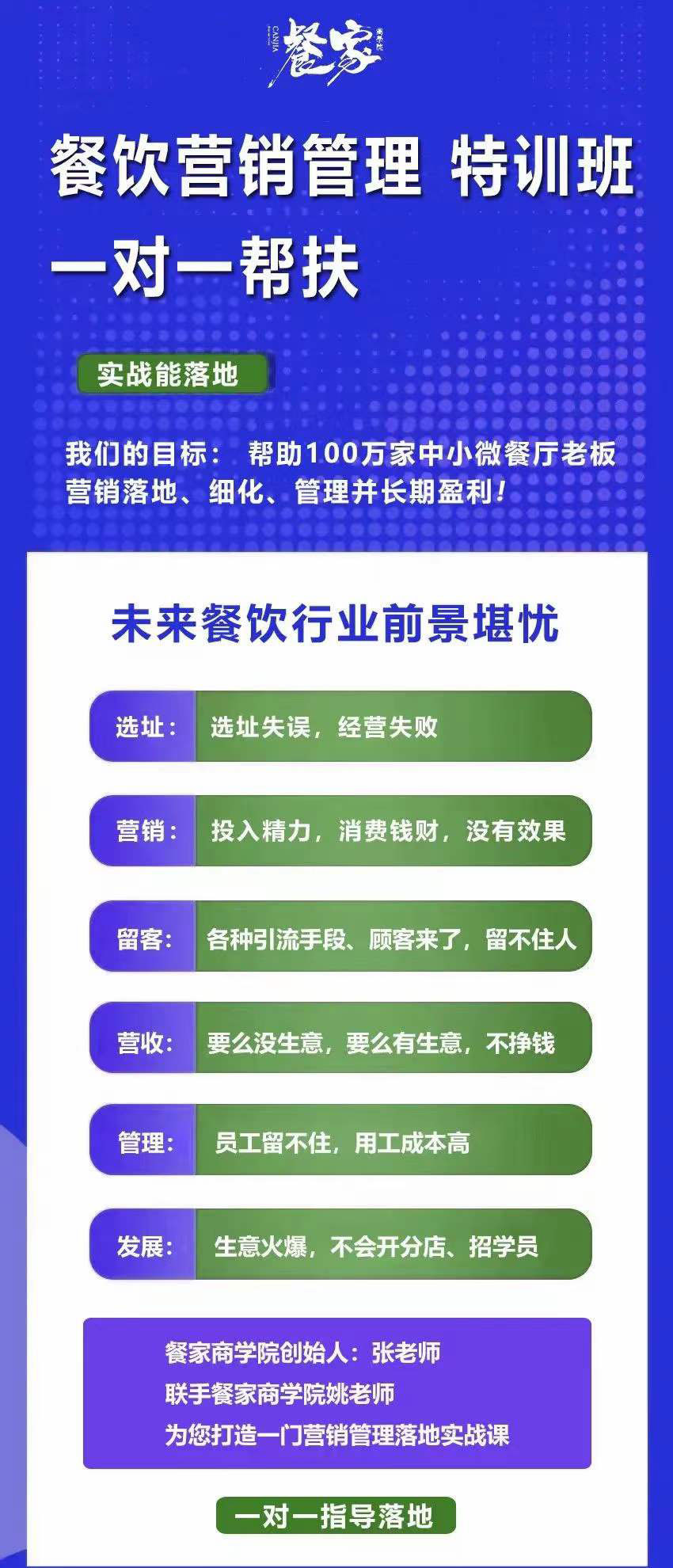 图片[1]-餐饮营销管理特训班：选址+营销+留客+营收+管理+发展-百盟网