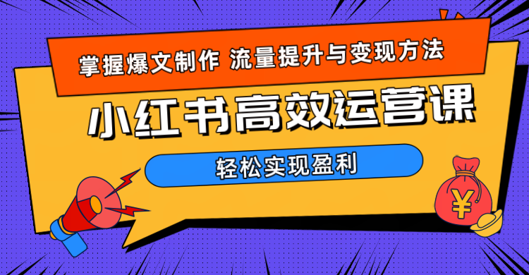 价值980小红书运营操作指南-百盟网