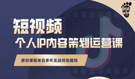 抖音短视频个人ip内容策划实操课，真正做到普通人也能实行落地-百盟网