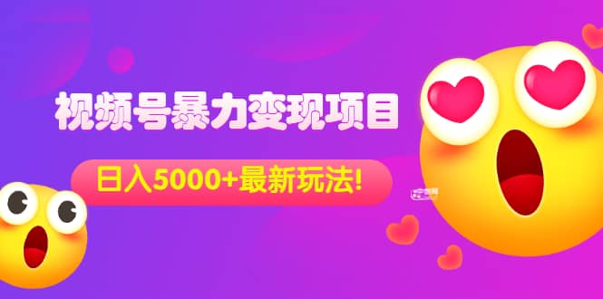 外面收费699的视频号暴力变现项目，日入5000+，简单易操作当天见效果-百盟网