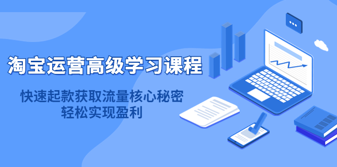 淘宝运营高级学习课程：快速获取流量核心秘密，轻松实现盈利！-百盟网