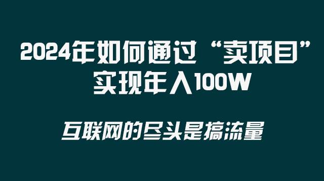 2024年如何通过“卖项目”实现年入100W-百盟网