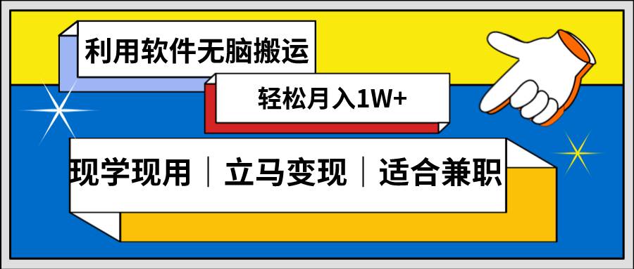 低密度新赛道 视频无脑搬 一天1000+几分钟一条原创视频 零成本零门槛超简单-百盟网