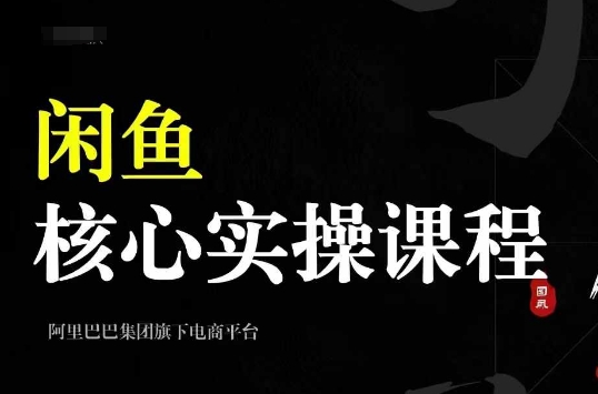 2024闲鱼核心实操课程，从养号、选品、发布、销售，教你做一个出单的闲鱼号-百盟网